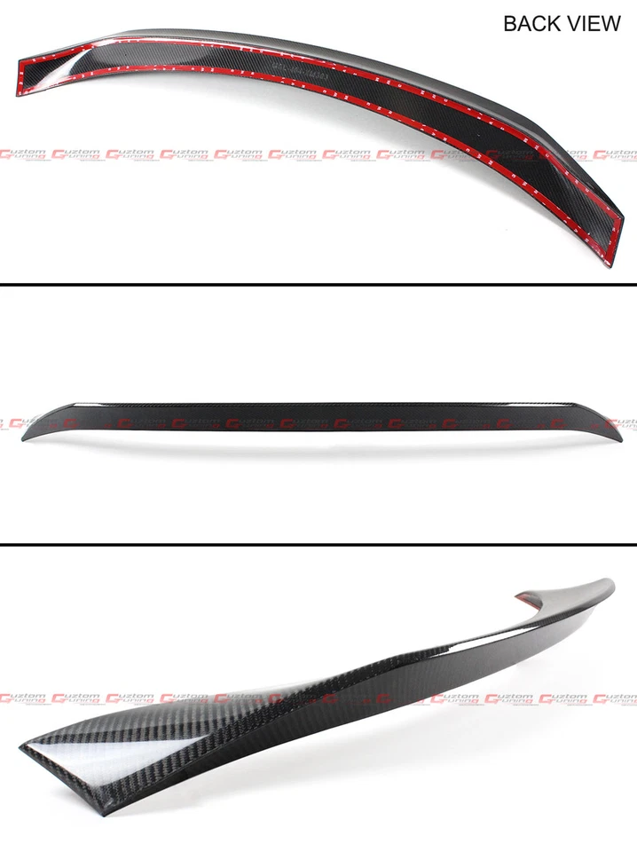 适用于 2014 - 2020 年 LEXUS IS200t IS300 IS350 AR 风格碳纤维旋转翼 — 第 3/4 张图片