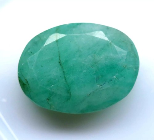 7.15 Ct Certified Natural Zambian Emerald Oval Cut Untreated Loose Gemstone - Picture 3 of 5