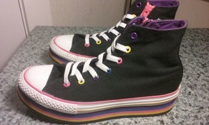 junior platform converse