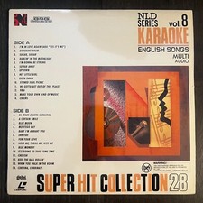 NLD SERIES ENGLISH SONGS KARAOKE Laserdisc Volume 8 - Super Hit 28 Songs NLD-8 