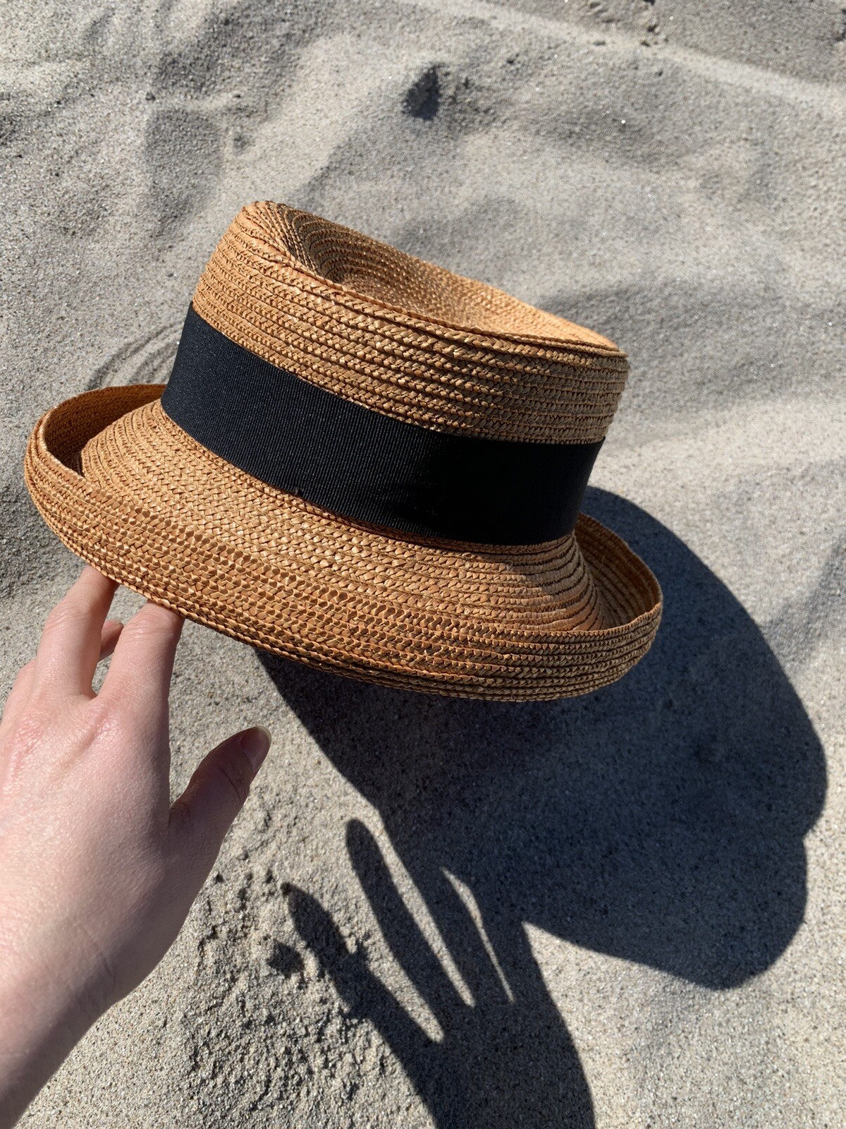 Vintage Banana Republic Italian Straw Hat Gem