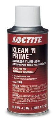 Loctite 37509 Klean 'N Prime Anaerobic Activator Aerosol Can 4.5 oz., 6 Pack