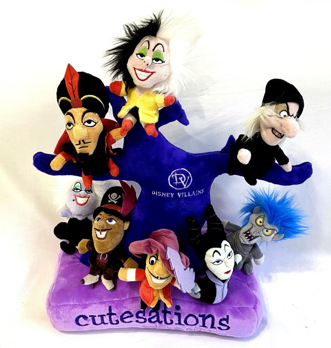 Disney Store Cutesations Villains Tree Mini Stuffed Plush Hades