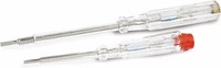 2Er Pack SpannungsprüFer PhasenprüFer StromprüFer Schraubenzieher 230V/50Hz