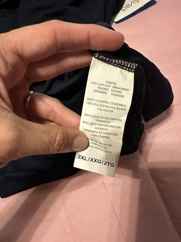 Dickie’s Performance Boys Polo Odor Protections Youth Size 2XL NWT Navy Blue - Picture 9 of 10