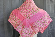 Vintage Pink Floral Patterned 26x26 Scarf