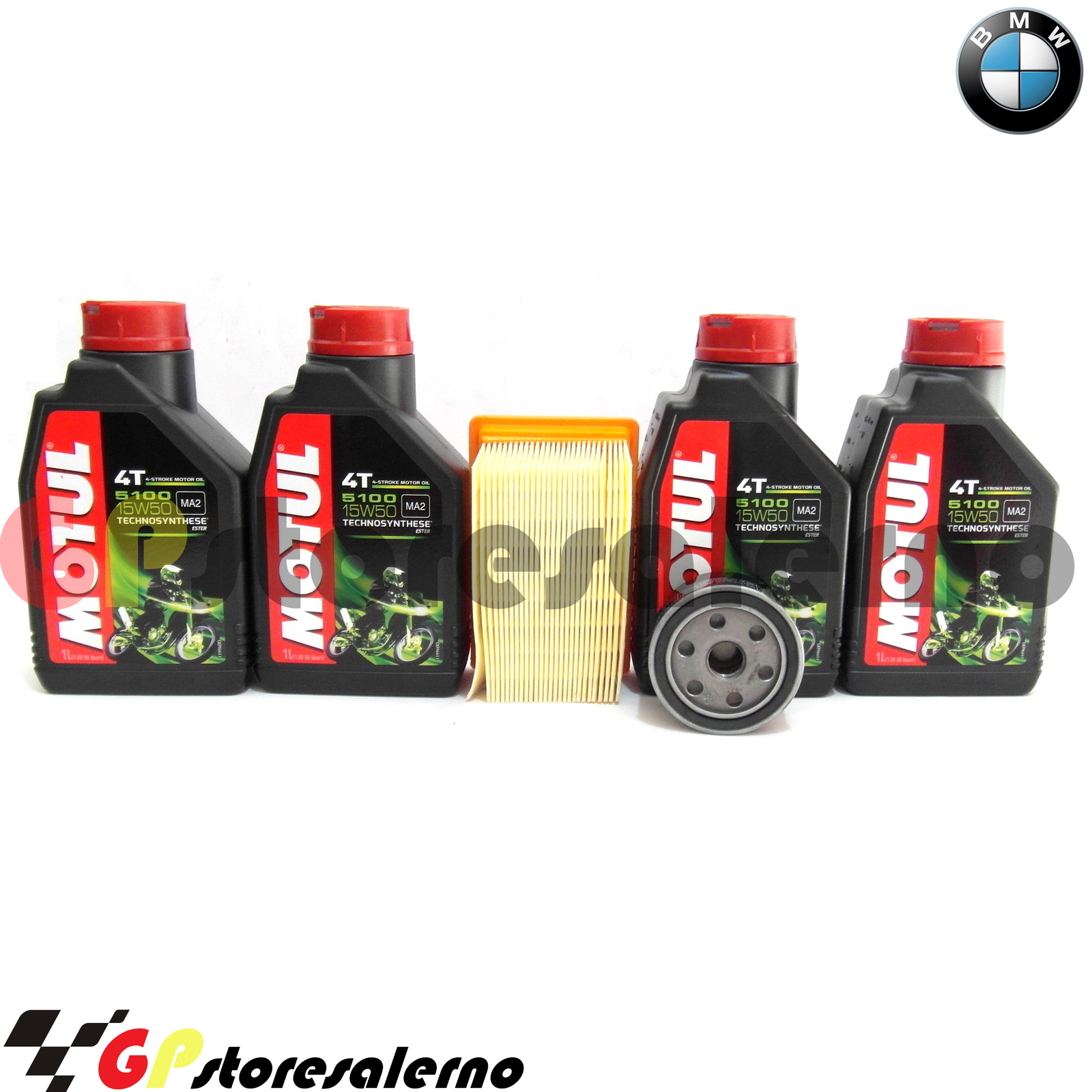 KIT TAGLIANDO HONDA HORNET 600 OLIO MOTUL 5100 10W40 + FILTRO 2003 2004