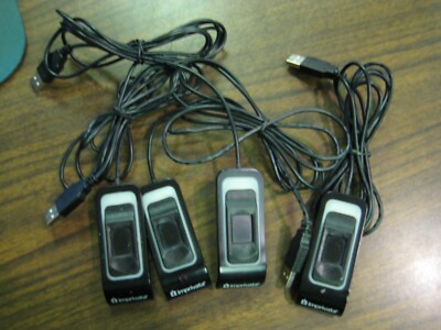 Lot of 4 UPEK IMPRIVATA TOUCH TCRF1S Biometric Fingerprint Reader 