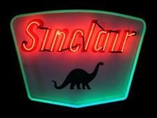 Sinclair Dino Gasoline NEW Sign: 18x24" USA STEEL XL Size -NOT A LIGHTED SIGN