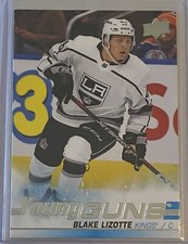 Blake Lizotte 2019-20 Upper Deck Young Guns Rookie Card Los Angeles Kings NHL. rookie card picture