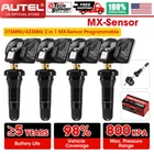 4pcs Autel MX-Sensor 315&433MHz TPMS Programmable Universal Tire Pressure Sensor