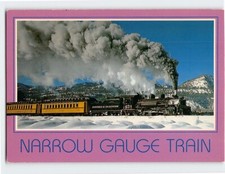 Postcard Narrow Gauge Train, Colorado