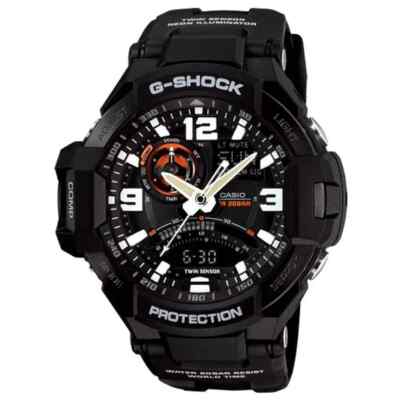 Casio Men's G-Shock Digita & Analog Black Quartz Watch - GA-1000-1ADR NEW