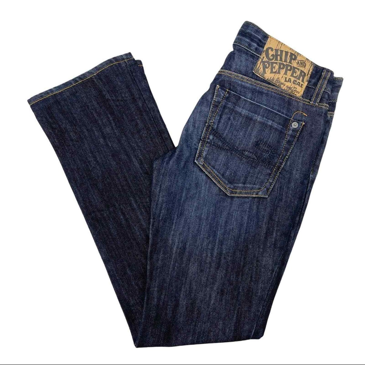 Chip & Pepper Jeans Women'S Stella Straight Leg Size 25 Blue Denim Dark  Wash | Ebay