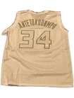 Giannis Antetokounmpo Signed Milwaukee Pro White Ice Basketball Jersey (JSA)