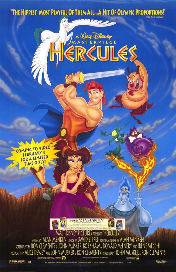 HERCULES Movie POSTER 27x40 B | eBay