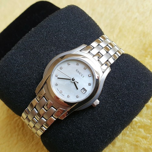 Gucci 5500L Stainless Steel Women's 