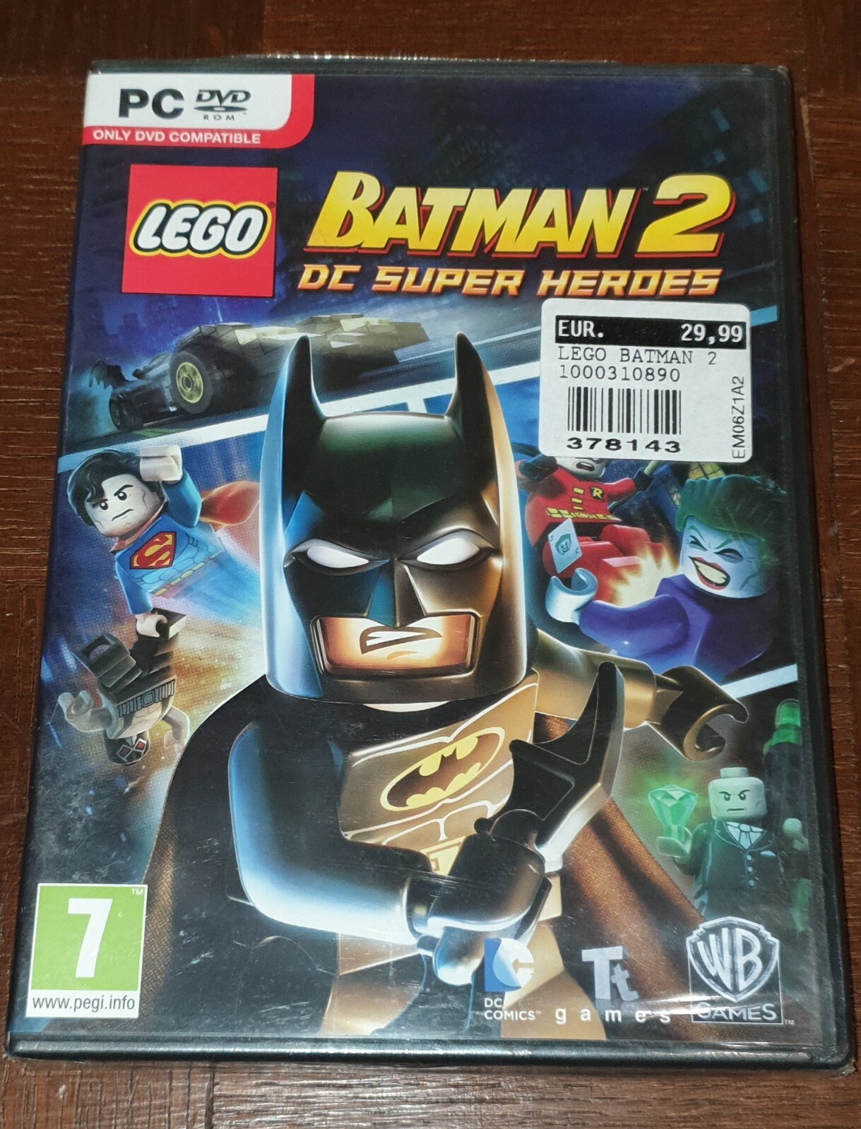 LEGO BATMAN 2 DC SUPER HEROES PC CD ROM ITALIANO NUOVO SIGILLATO