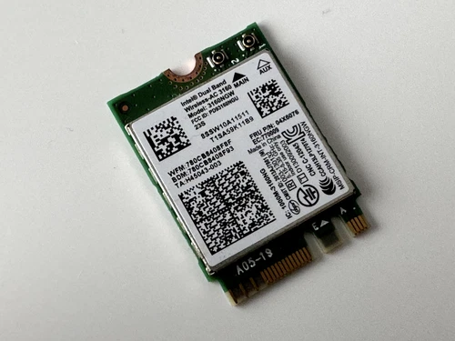 Intel Dual Band Wireless-AC 3160NGW AN Wifi + Bluetooth card Lenovo FRU 04X6076