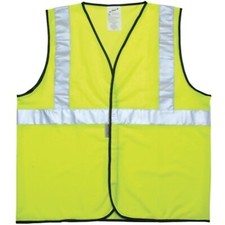High Visibility Reflective ANSI Class 2 Hi Vis Road Work Traffic Safety Vest 3X