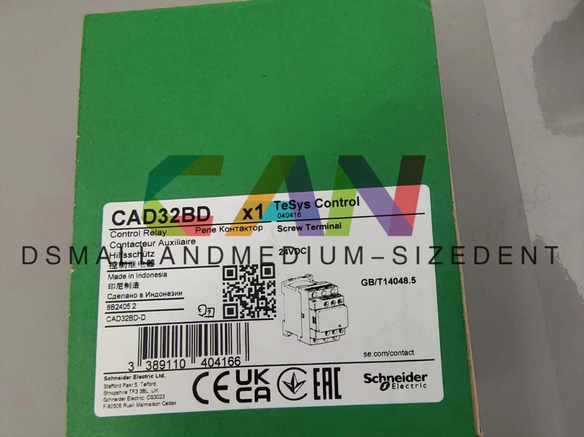 Schneider Electric CAD32BD Control Relay – 24V DC, 3NO+2NC, New In Box