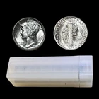 Mercury Dime Roll of 50 Coins Choice Uncirculated - 90% Silver Bullion -  P D S