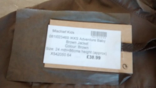 IKKS Designer NUEVA Chaqueta de Aventura de Verano para Niños 23m/2 años 86 cm Precio de venta sugerido por el fabricante £ 38.99 Nueva con etiquetas - Imagen 5 de 10