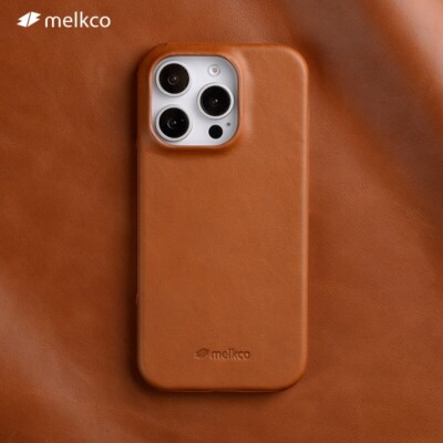 Retro Oil Wax Echt Leder Cover Dünn Case Schutzhülle für iPhone 15 16 17 Pro Max