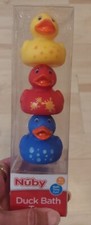 Nuby Duck Bath Toys - Fun and Colorful - 9 Months