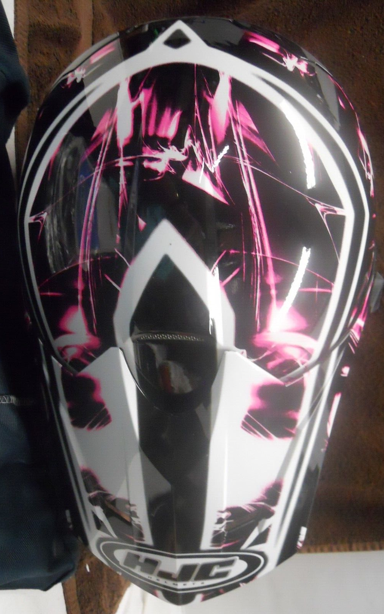 hjc cl x6 hydron helmet HJC Unisex-Adult CL-X6 Hydron Off-Road Motorcycle MC-3 Medium Helmet