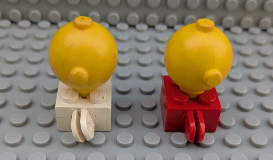 Lego, Homemaker, 2x Figuren, alt Vintage, 685px1c01, rot, weiß - Bild 3 von 4