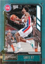 Saddiq Bey RC 2020-21 Chronicles Basketball Playbook Rookie Card #183 Pistons