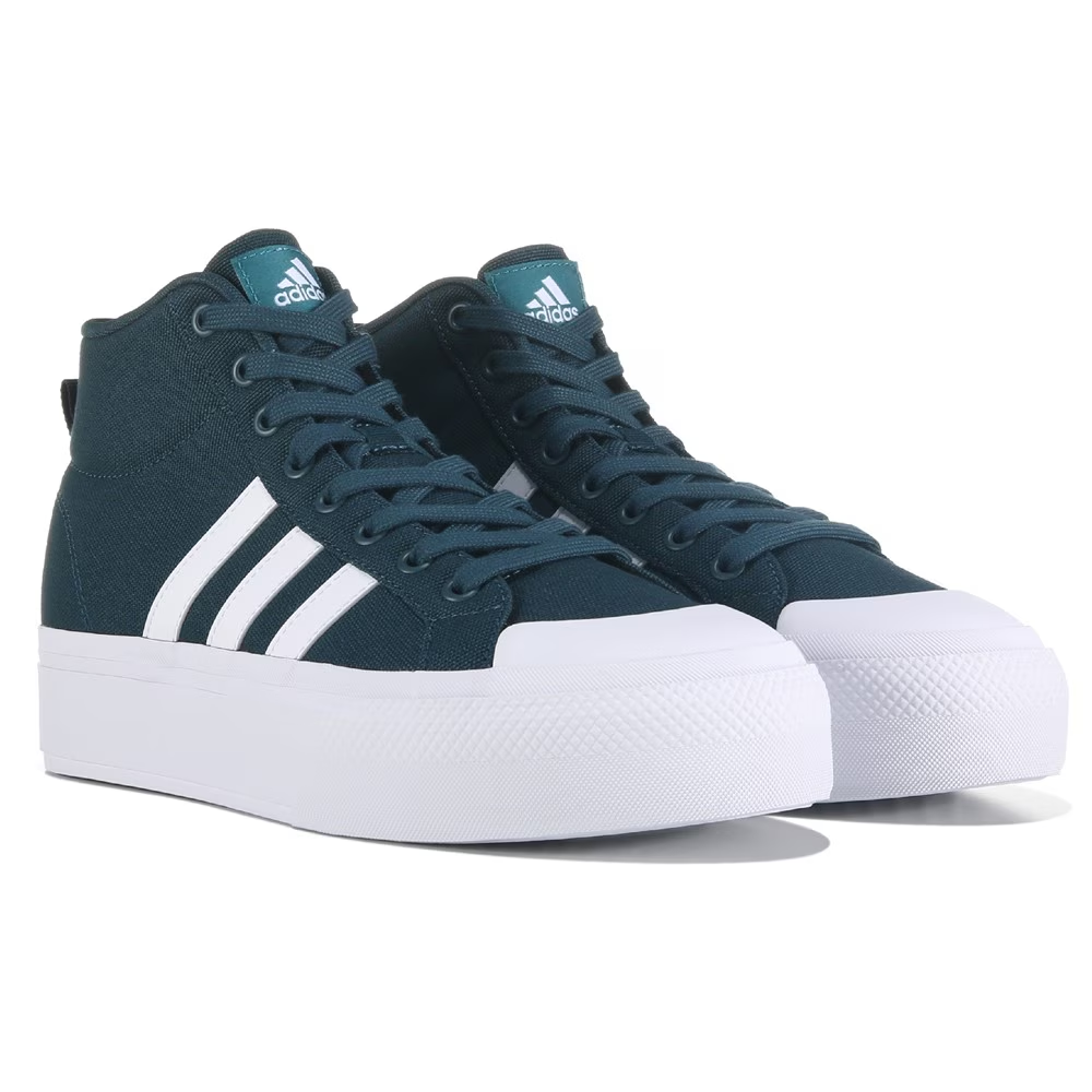 adidas gazelle silver green womens adidas Womens Bravada 2.0 Platform Shoe – ShopCGX main image 1