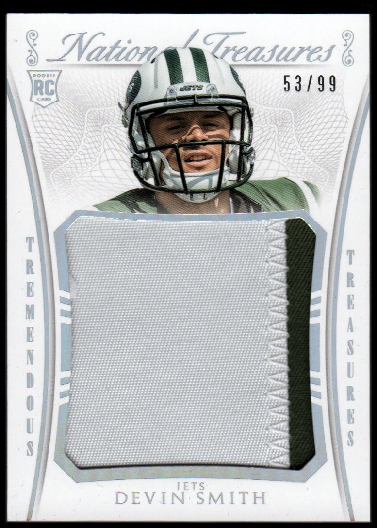 2015 Panini National Treasures Tremendous Materials #TTRDS Devin Smith PATCH /99