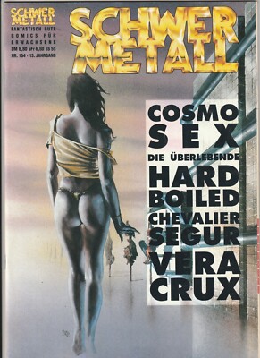   SCHWERMETALL #154, Alpha 1992 COMICHEFT TOP Z1 *Fantasy *Erotik *Sci-Fi