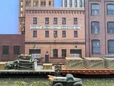 TRACKSIDEFLATS #122b  HO scale BURKHARDT BREWERY