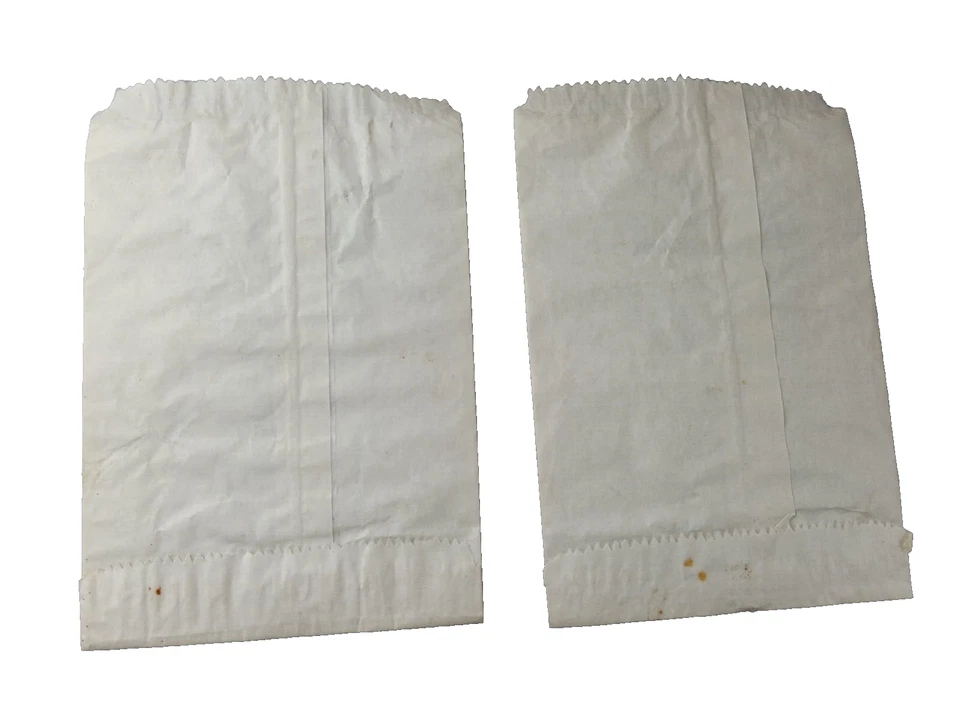 DOS bolsas de papel de tabaco de mascar suaves BUCKEYE publicidad vintage VACÍAS Foto 2 de 4