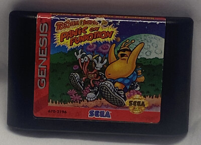 ToeJam & Earl in Panic on Funkotron game cartridge only (Sega Genesis, 1993)