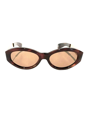 Vintage Gianni Versace Sunglasses 461A Brown And Gold New | eBay display picture 1