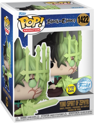 Black Clover - Yuno (Spirit of Zephyr) 1422 Special Edition Glows - Funko Pop! V