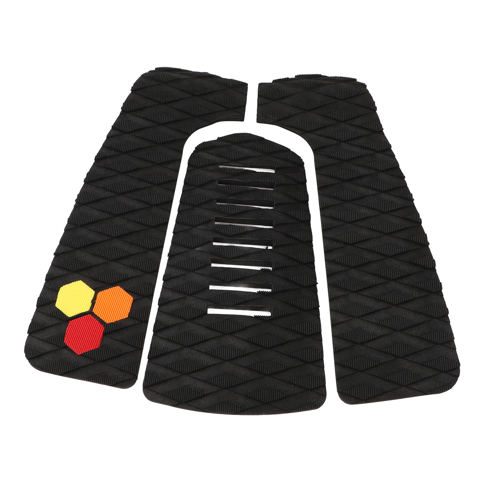 BLACK Surf Deck Traction Pad EVA Trimmable Antiip Strong Grip Versatile MU