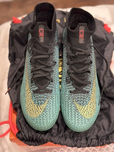 Chaussure De Cristiano Ronaldo Nike Mercurial Superfly VI 360 Elite FG Cr7 Vert Noir