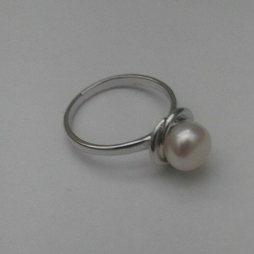 Freshwater Pearl Ring, size 7.5 (R15) - Picture 3 of 3