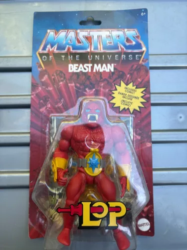 MOTU MASTERS OF THE UNIVERSE ORIGINS BEAST MAN, NEW IN PACK