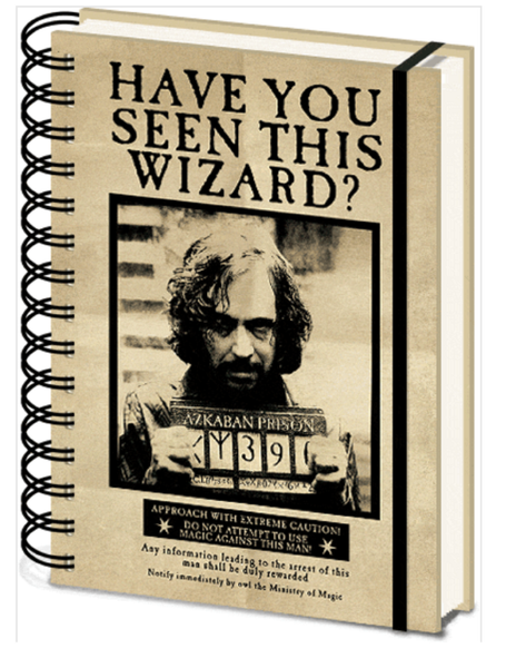 Harry Potter Sirius Schwarz 3D Lenticular Notebook Offiziell Lizenz Hardcover A5-image