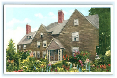 Exterior Garden View Floral House of Seven Gables Salem MA- Early View