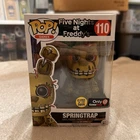 Funko Pop! Games Five Nights at Freddy's Springtrap #110 GITD GameStop Excl