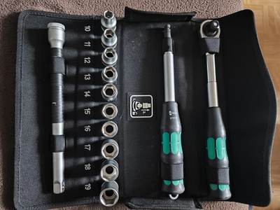 Wera 8006 SC 1 Zyklop Hybrid-Knarrensatz, Metrisch,  1/2''-Antrieb, 13-Teilig
