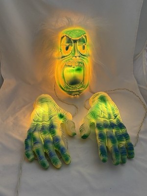 Marcus The Carcass Halloween Light Up Indoor Outdoor Blow Mold Head And Hands