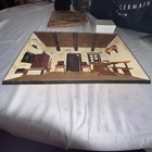 Vintage Polish Folk Art Miniature Cottage Kitchen Diorama Shadow Box  — photo 2